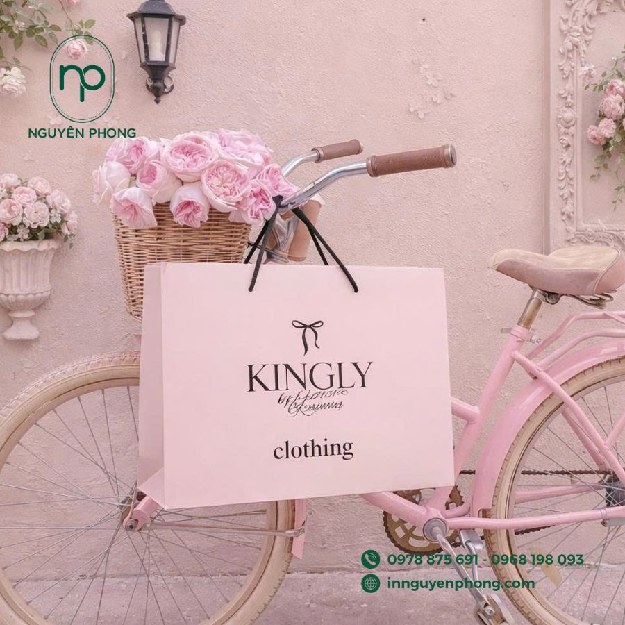 In túi giấy đựng quần áo giá rẻ tại TPHCM