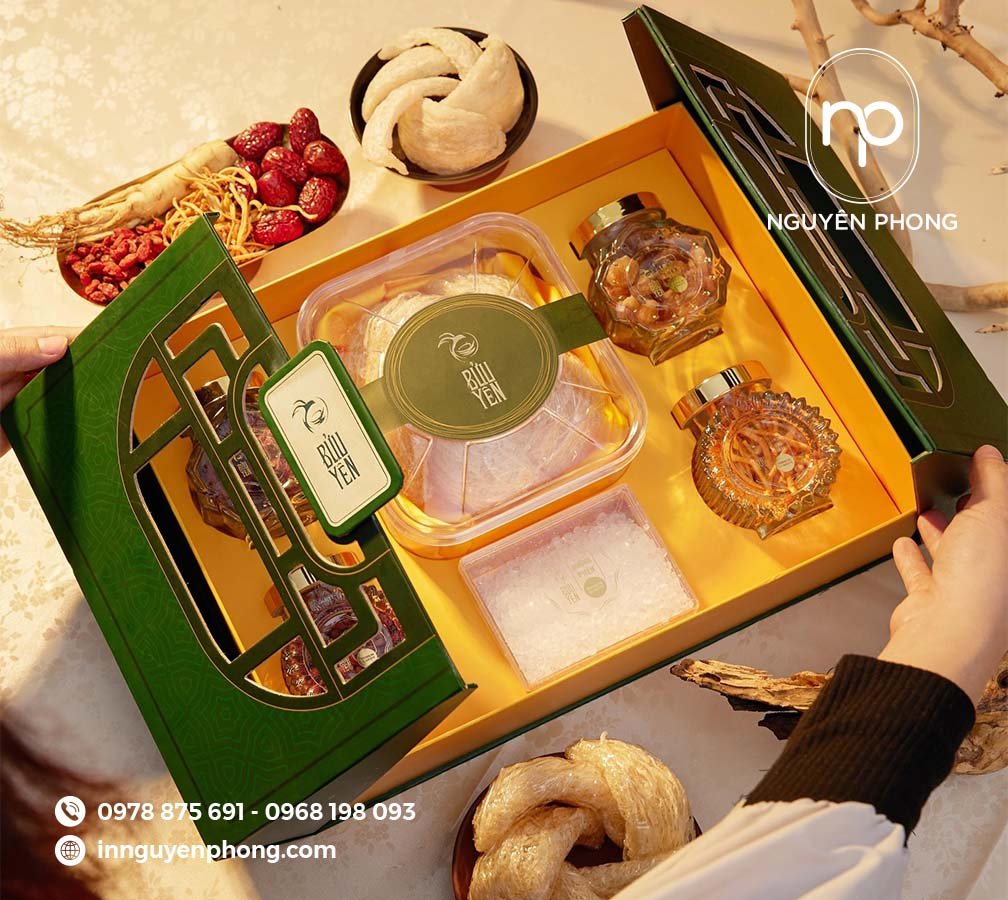 Hộp carton lạnh bồi giấy mỹ thuật