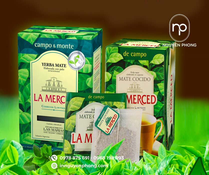 Mẫu hộp giấy đựng trà xanh 