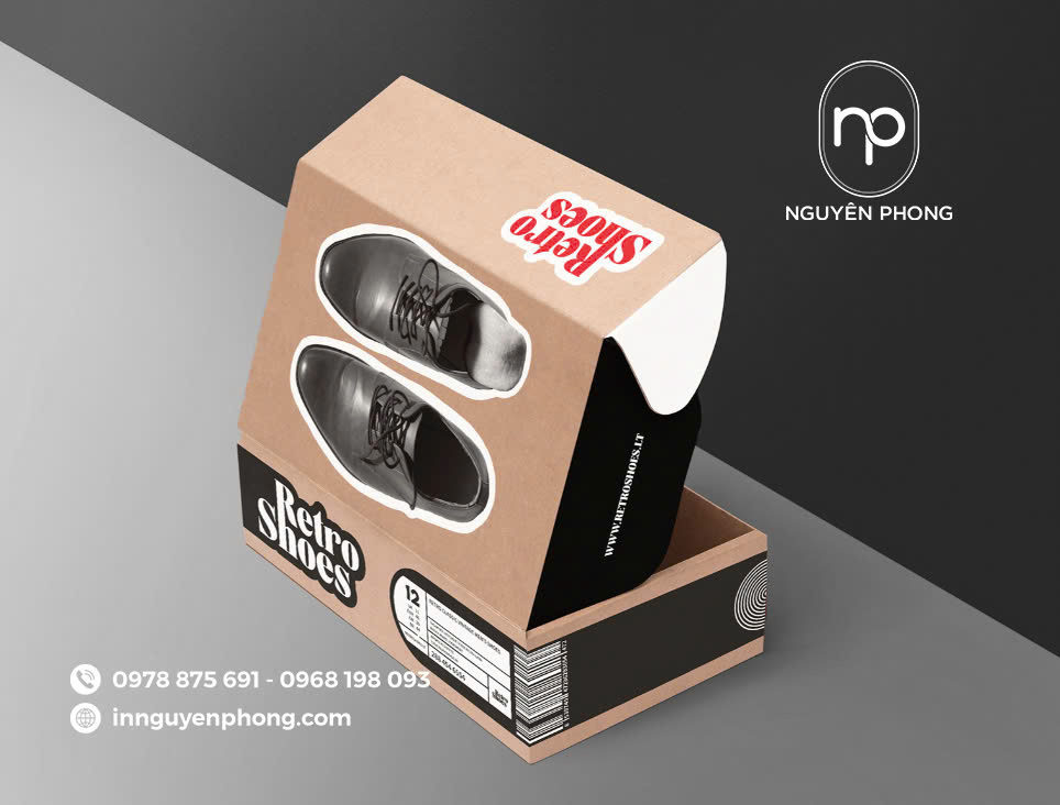 hộp carton đựng giày