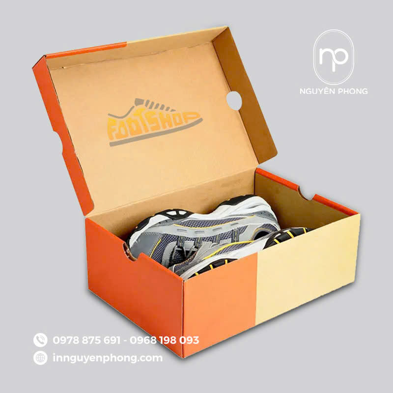 hộp carton đựng giày