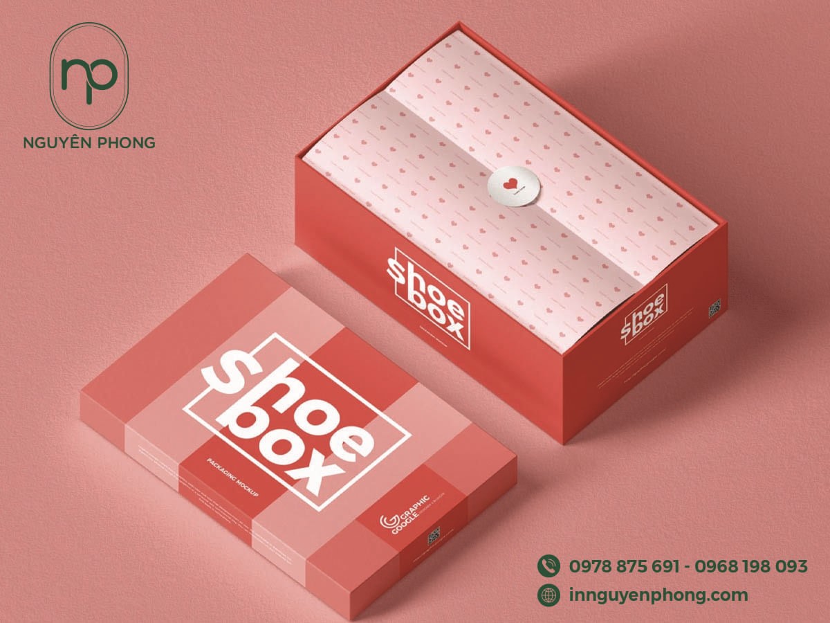 hộp carton đựng giày