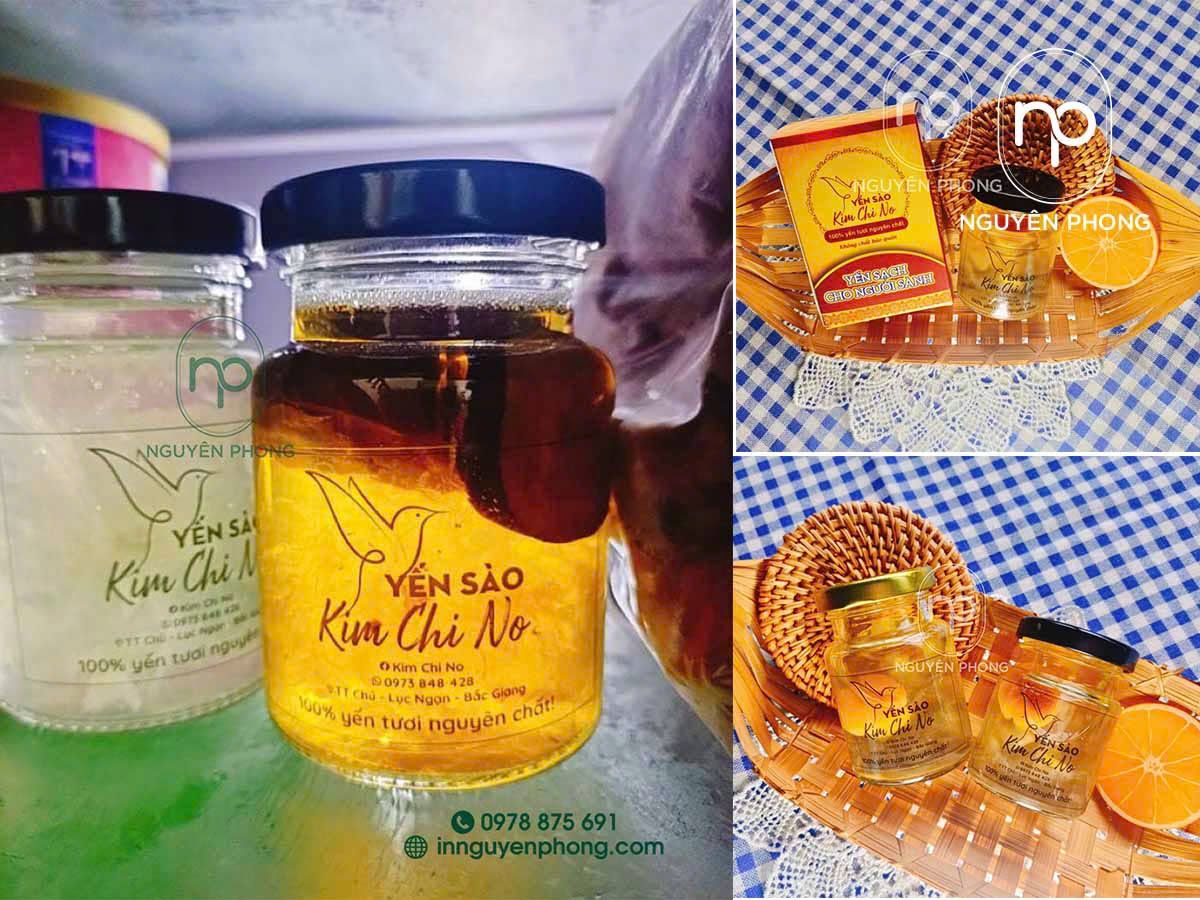 in sticker trong suốt