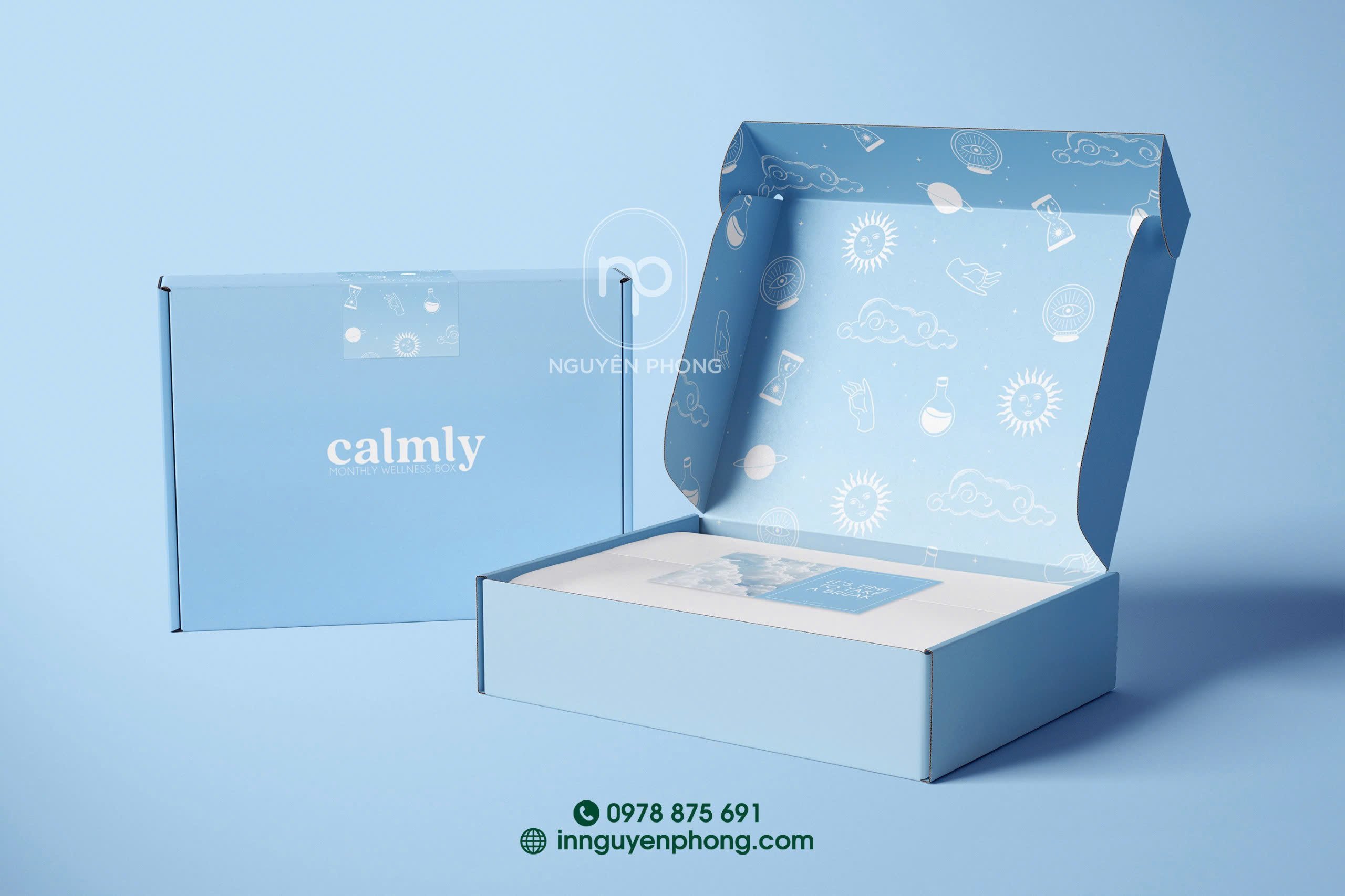 Mẫu hộp đựng quần áo carton sóng