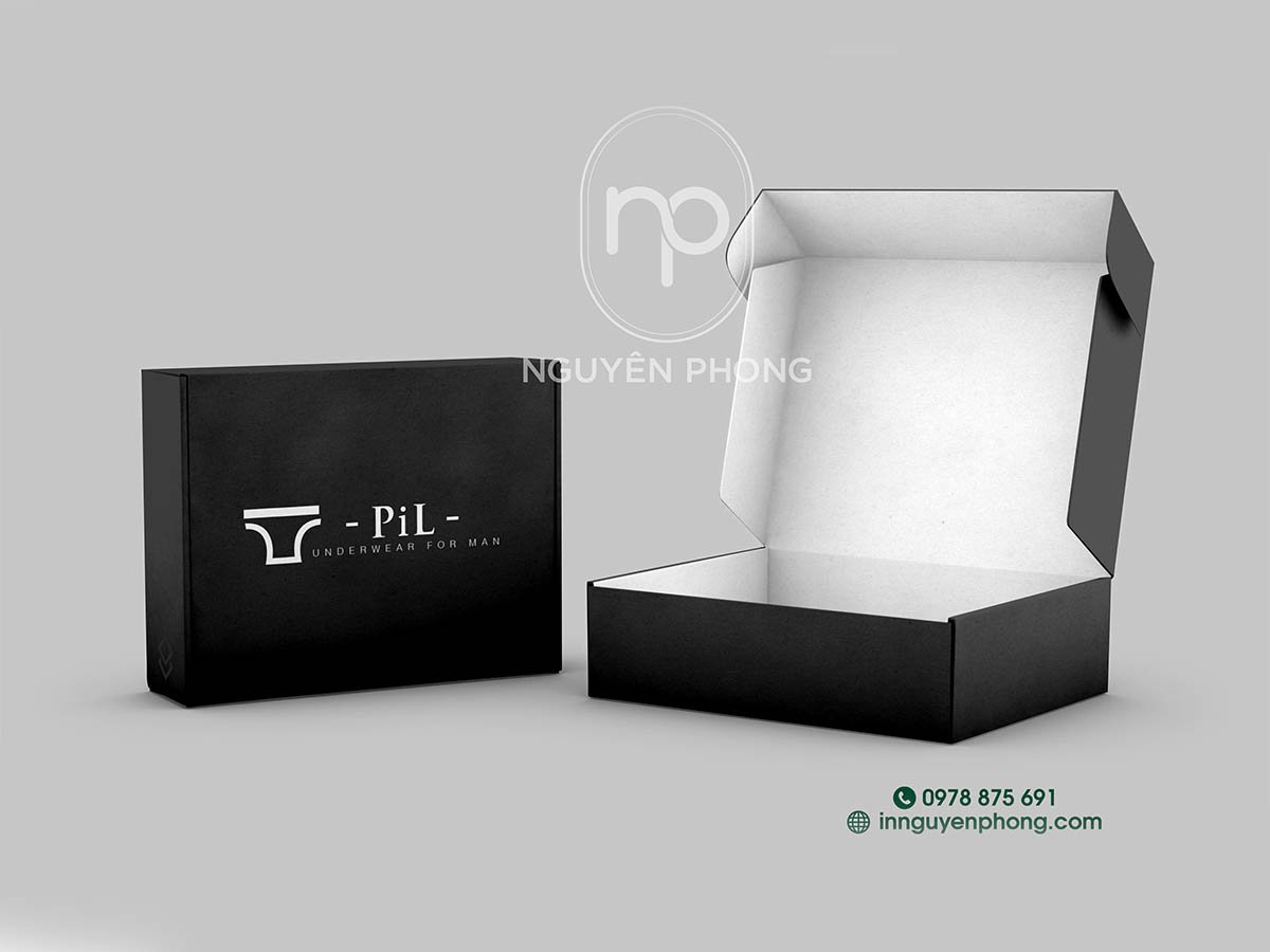 In hộp giấy đựng quần áo