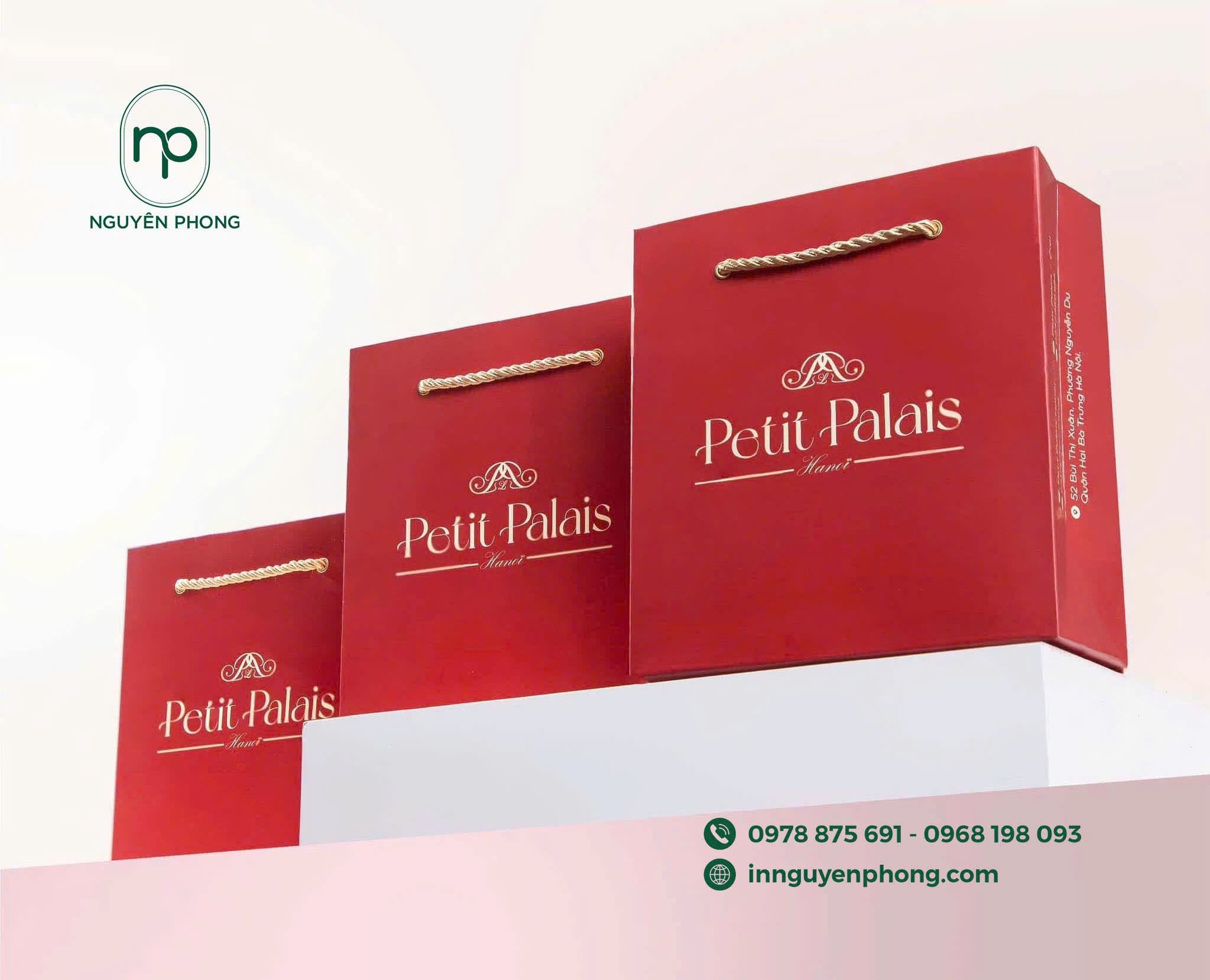 Mẫu thiết kế túi giấy cao cấp tại Xưởng in Nguyên Phong 
