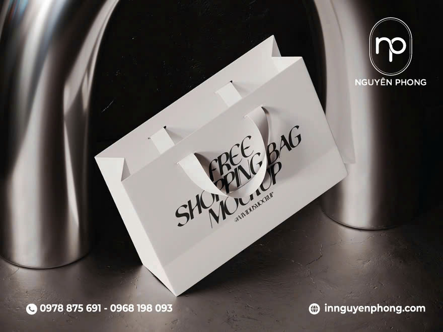 Mẫu túi giấy in theo yêu cầu của khách hàng 