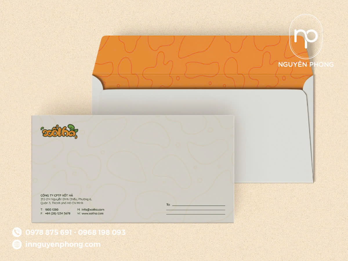 Phong bì giấy Kraft thân thiện với môi trường 