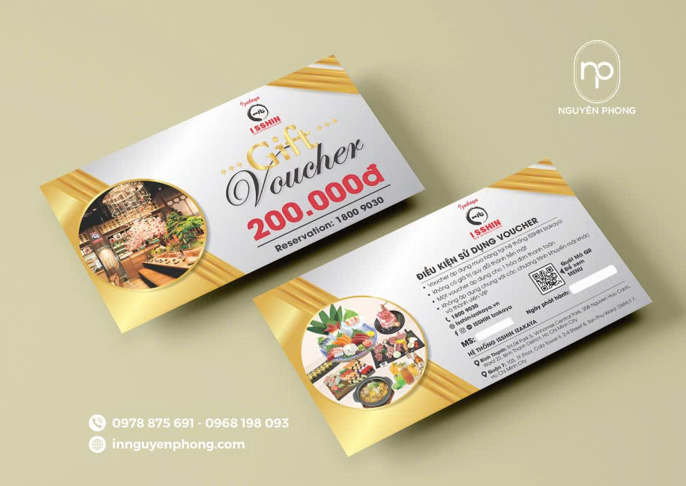 Voucher độc đáo thu hút mọi ánh nhìn