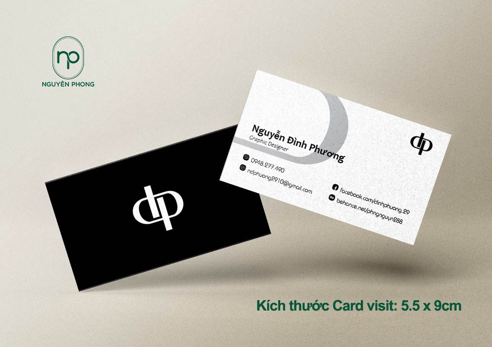 Card visit ép kim tạo điểm nhấn đẳng cấp
