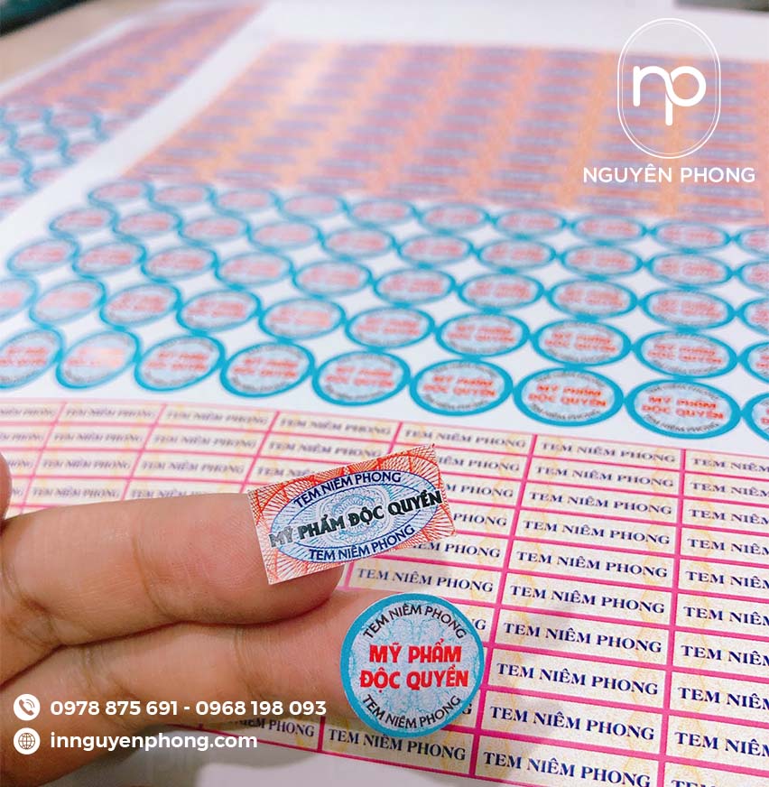 In tem bảo hành chất lượng cao giá tốt