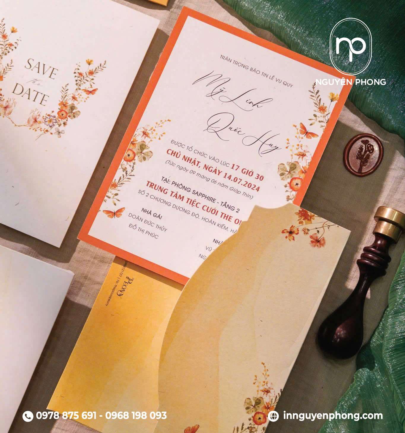 Tấm thiệp thể hiện sự chân thành của người gửi