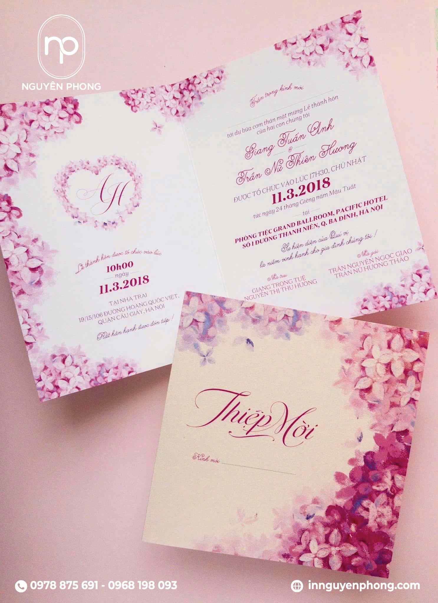 Thiệp cưới có ý nghĩa to lớn với cả khách mời và cô dâu chú rể