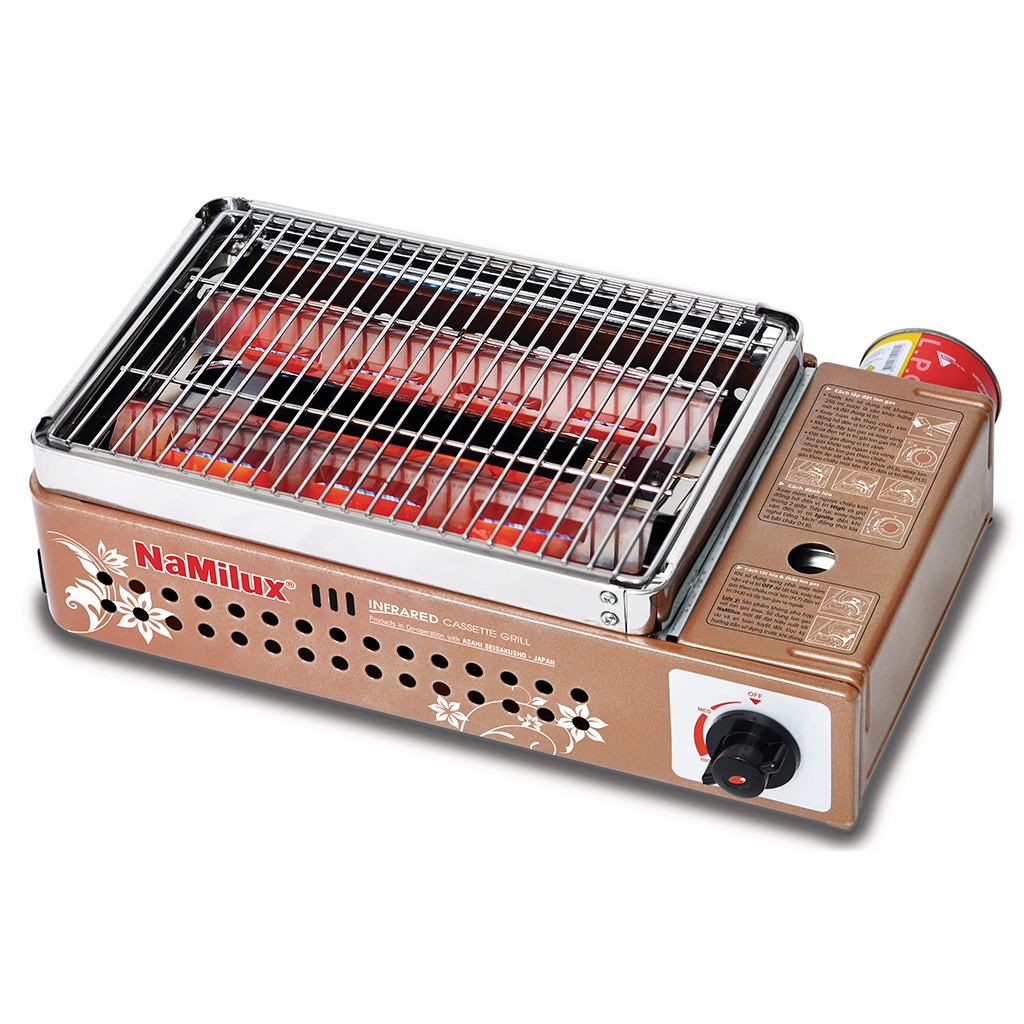 Bếp Nướng Gas Hồng Ngoại Không Khói Inox T60 Goma