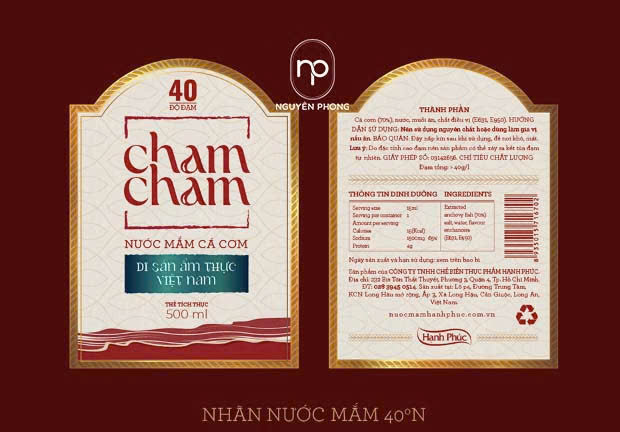 in tem nhãn chai nước mắm