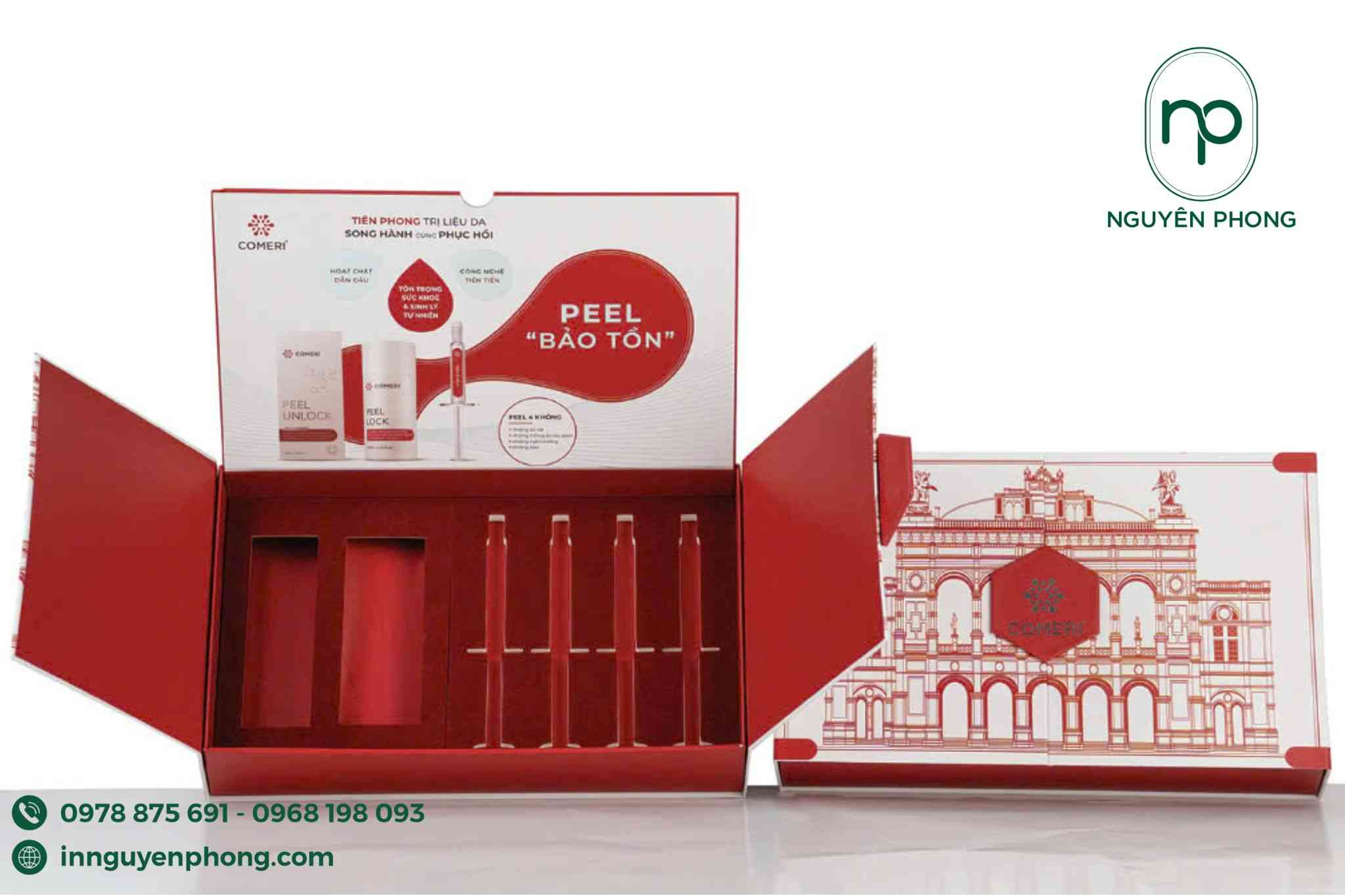 Mẫu hộp carton lạnh đựng mĩ phẩm sang trọng đẳng cấp 