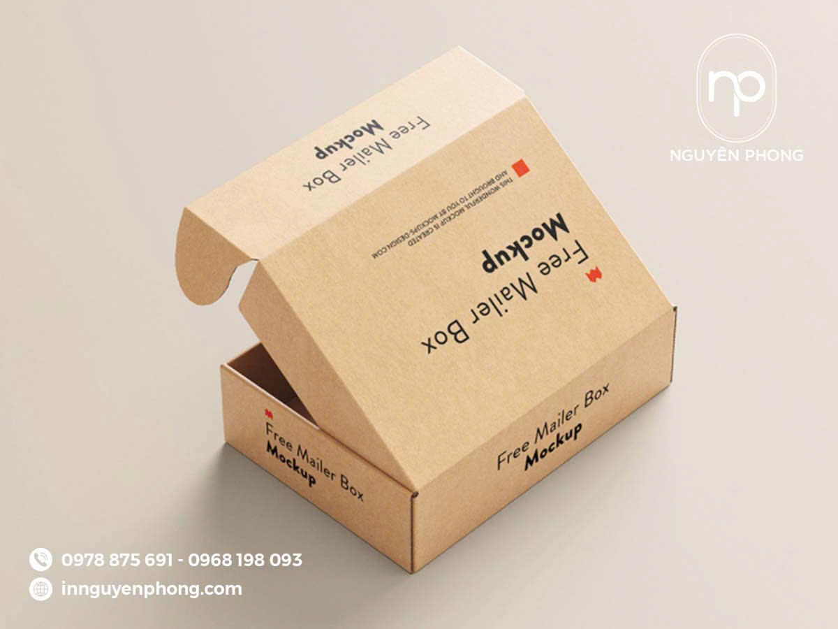 Hộp giấy nắp gập