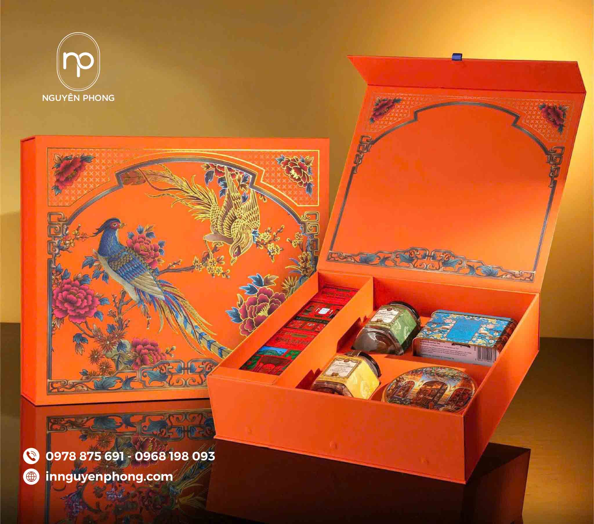 Bộ hộp quà Tết concept hoàng gia 