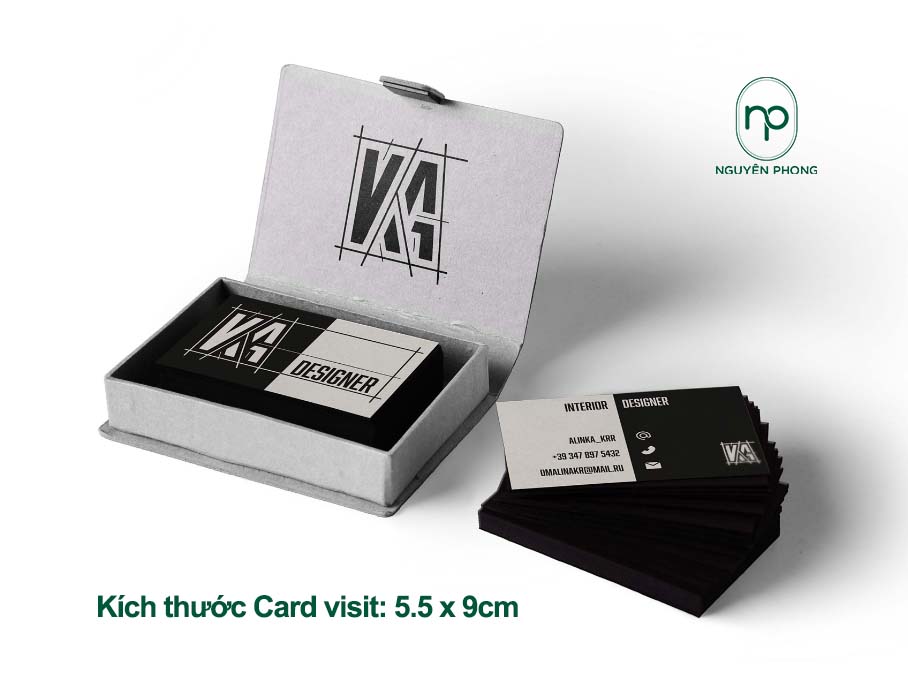 Xu hướng thiết kế card visit 2025: 10+ mẫu đẹp, ấn tượng