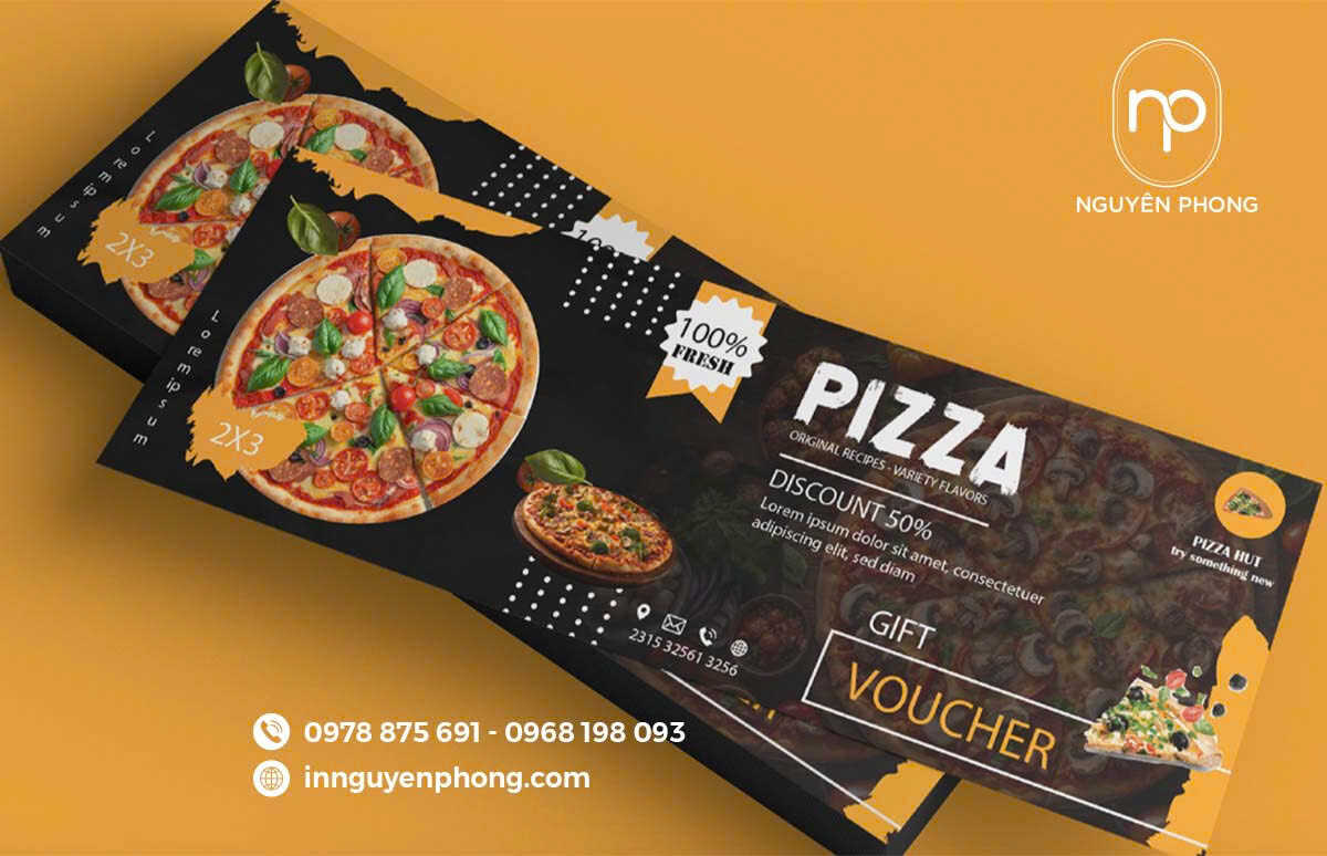 Voucher tiệm pizza