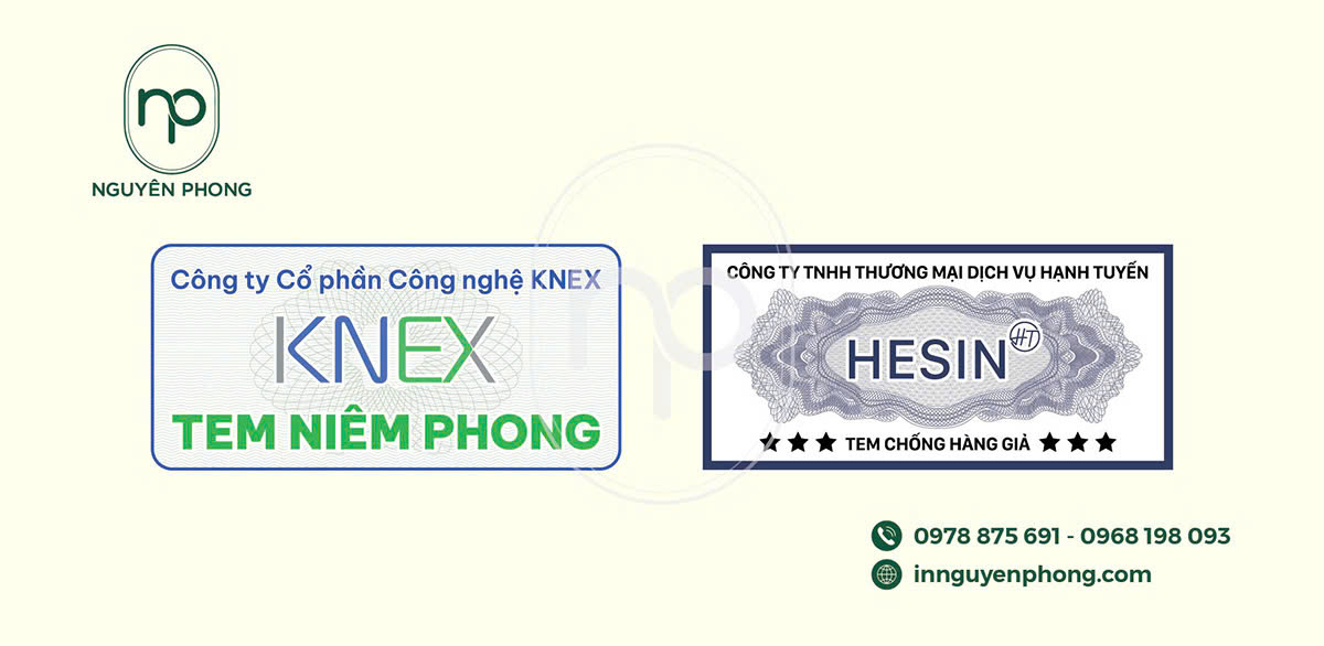 In tem chống giả công nghệ