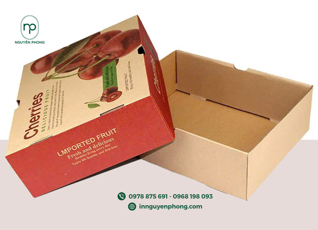 Kích thước hộp carton âm dương đa dạng