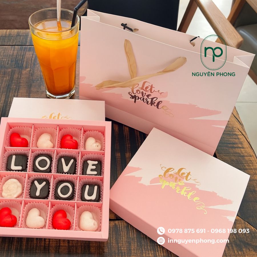 In Túi  Giấy Đựng Socola  Giá Rẻ