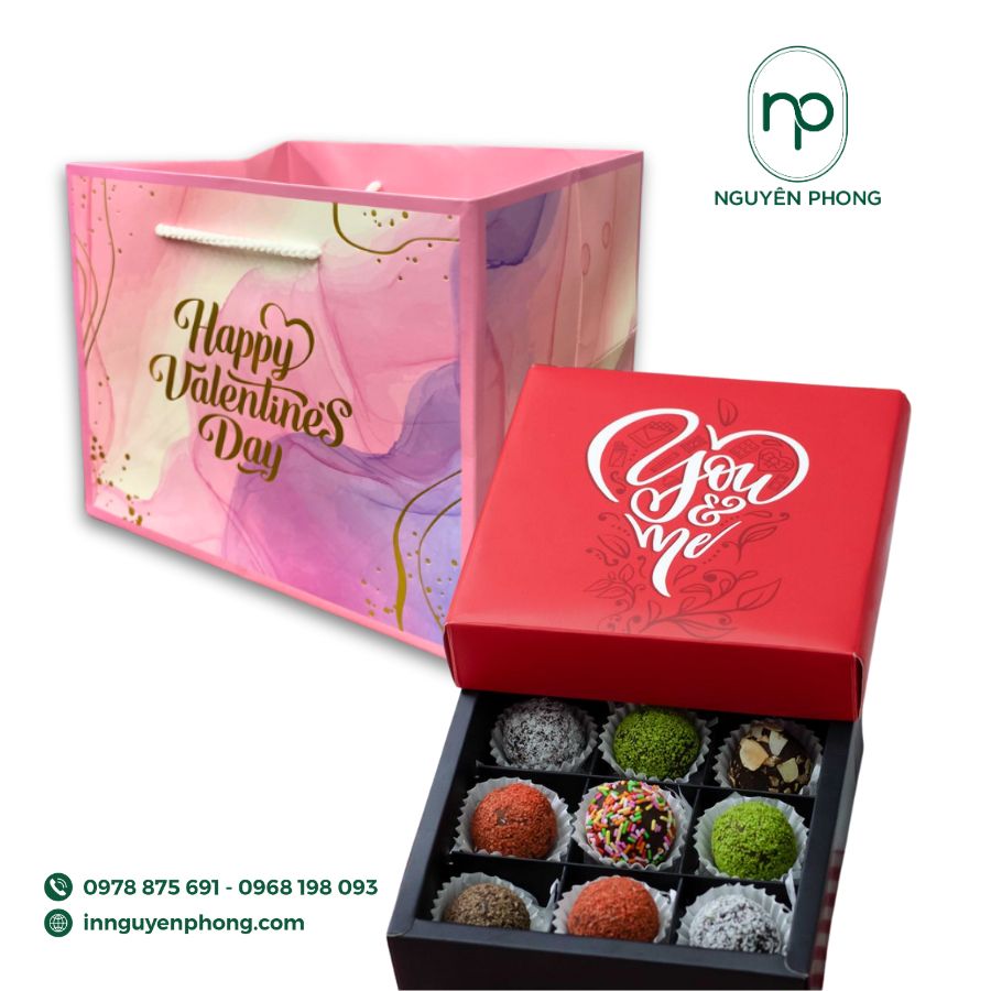 In Túi  Giấy Đựng Socola  Giá Rẻ