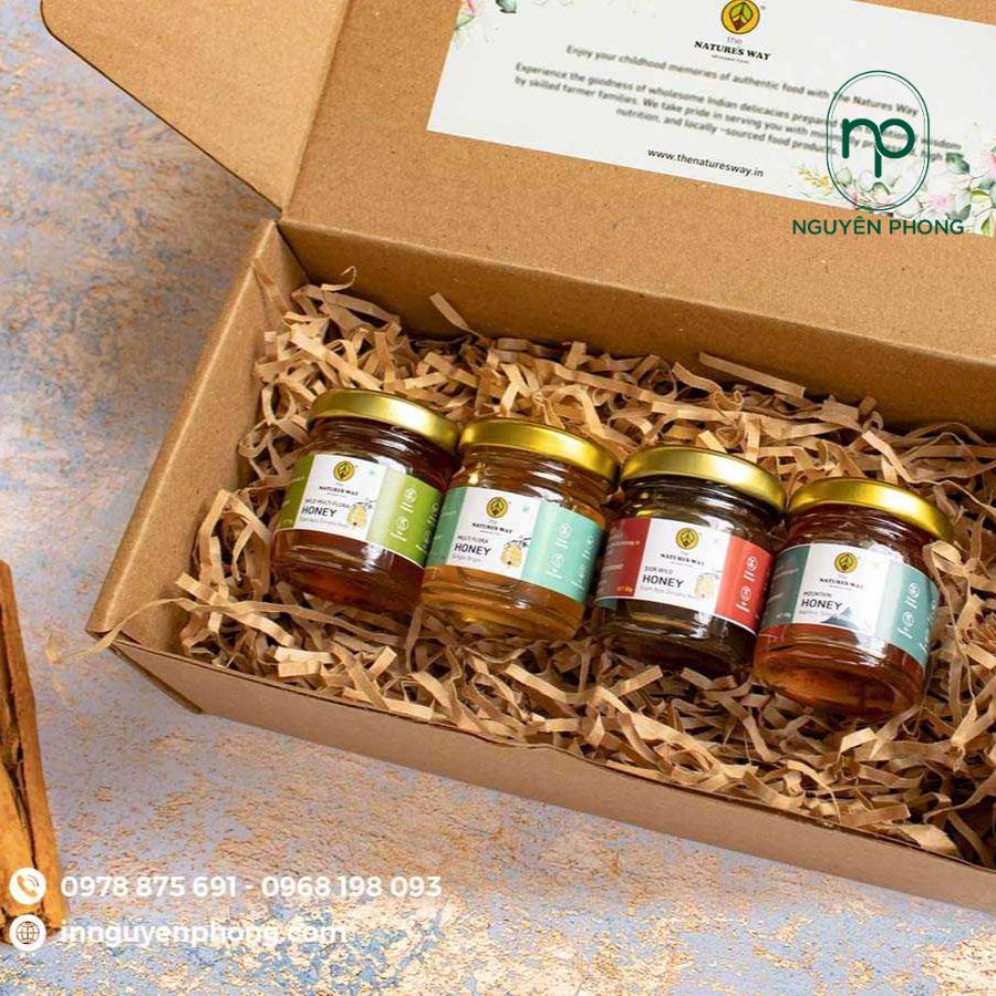 In hộp giấy đựng mật ong