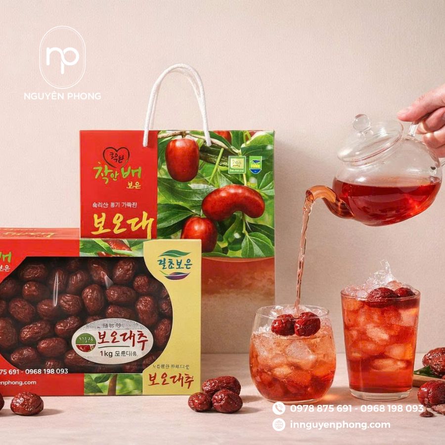 In hộp giấy đựng táo đỏ