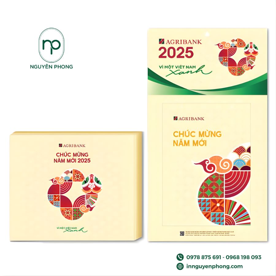 In hộp quà Tết ngân hàng