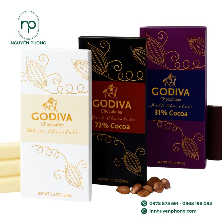 In hộp giấy đựng socola chất lượng tại TPHCM