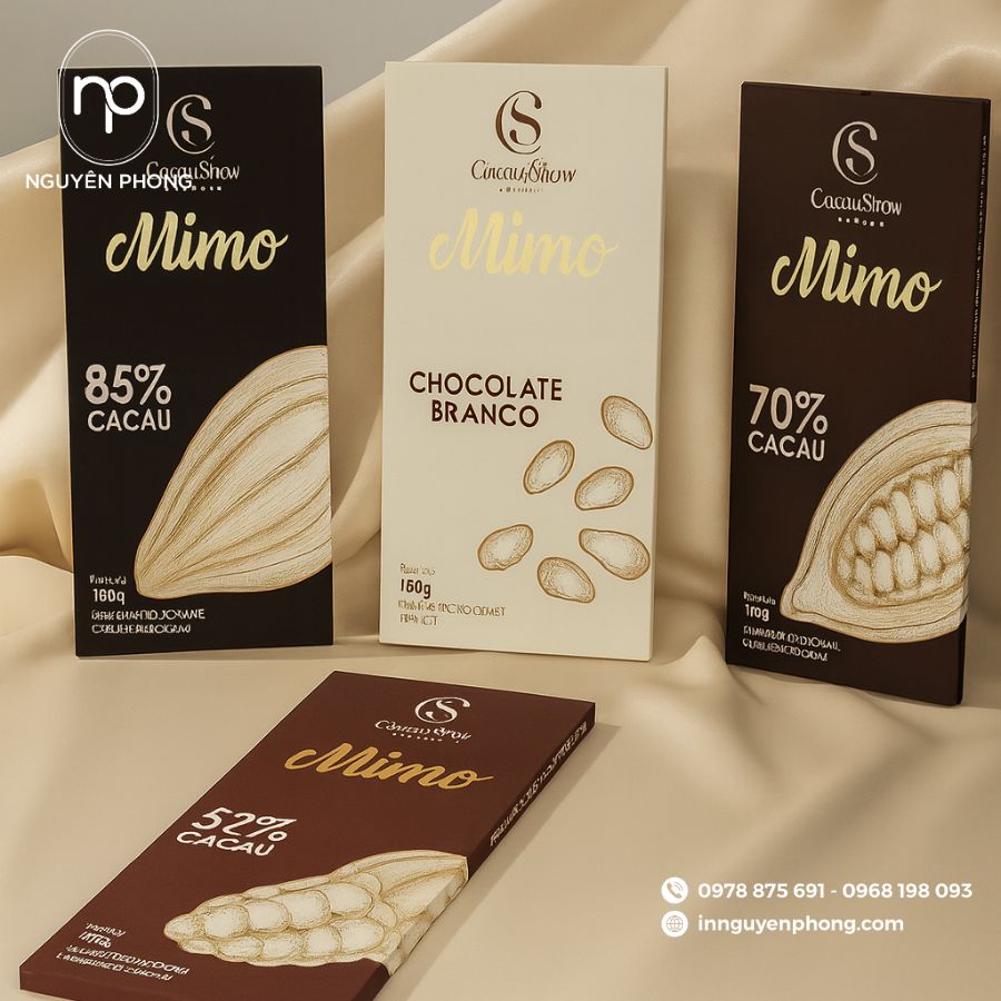 In hộp giấy đựng socola chất lượng tại TPHCM