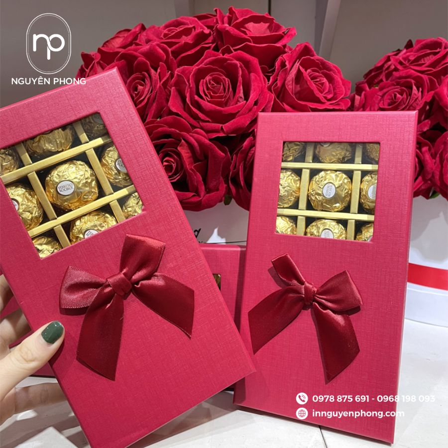In hộp giấy đựng socola chất lượng tại TPHCM