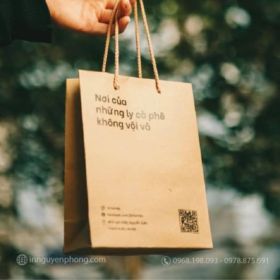 Mẫu túi giấy kraft 
