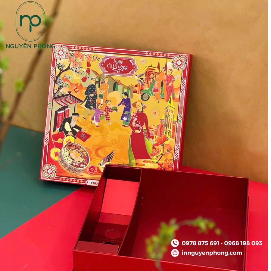 In hộp cứng cao cấp dành cho doanh nghiệp