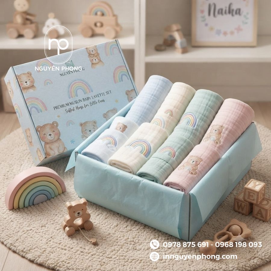 In Hộp Giấy Đựng Đồ Sơ Sinh Giá Rẻ 