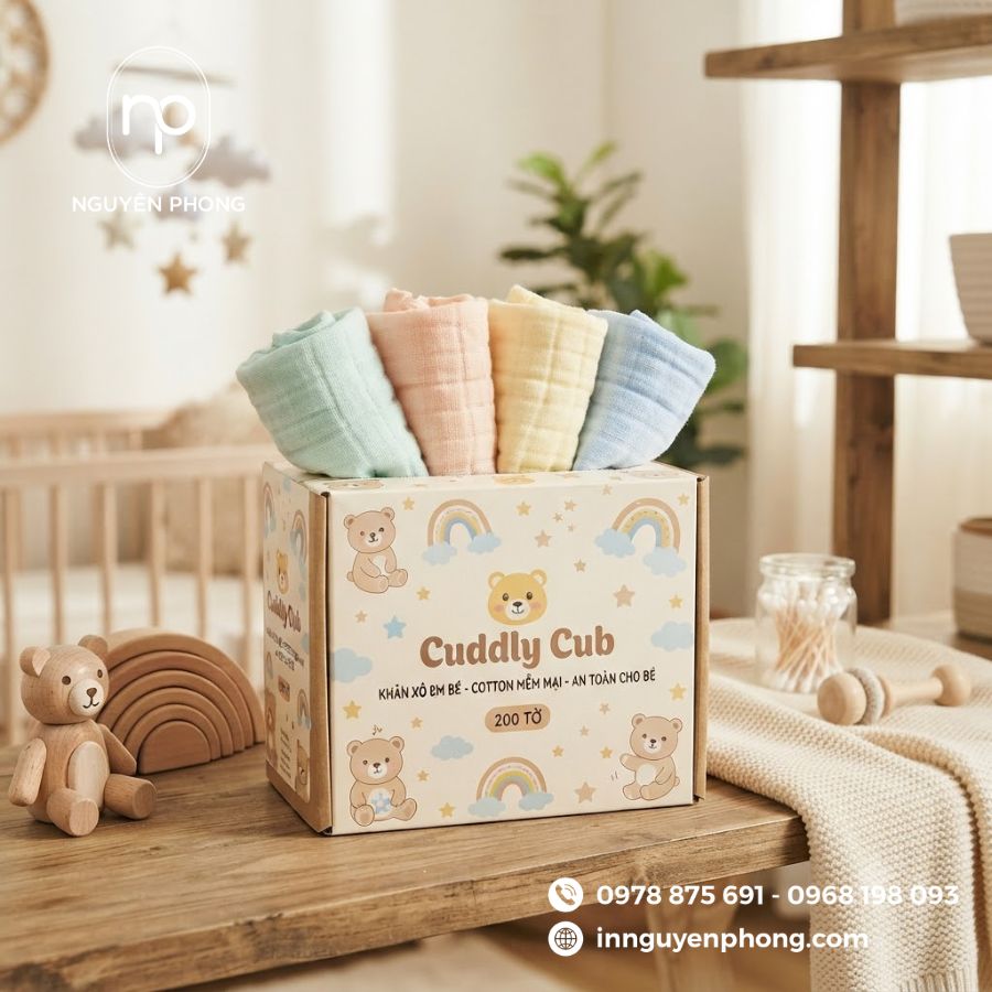 In Hộp Giấy Đựng Đồ Sơ Sinh Giá Rẻ 