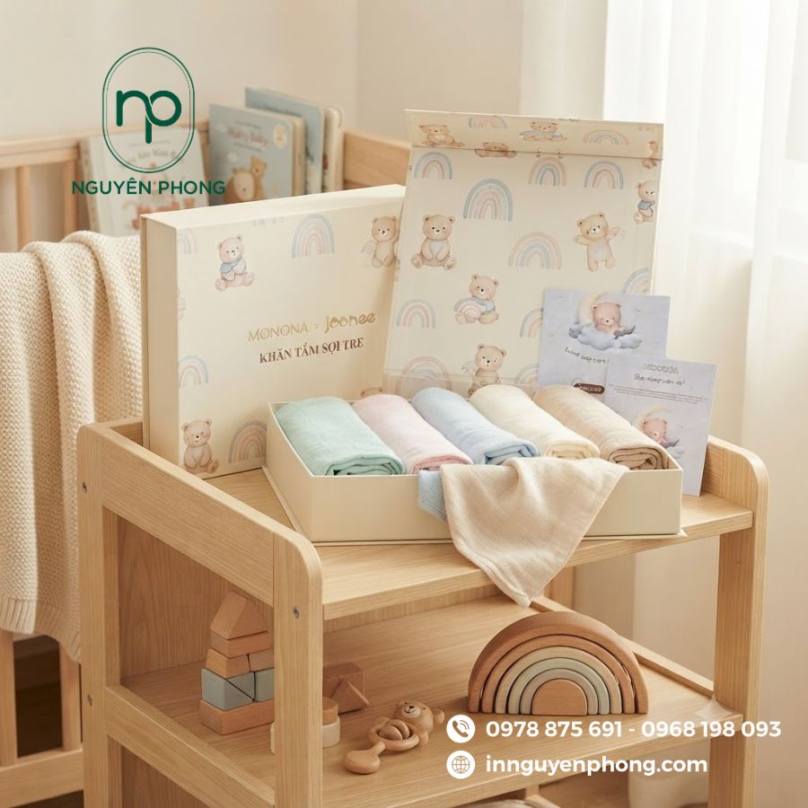 In Hộp Giấy Đựng Đồ Sơ Sinh Giá Rẻ 