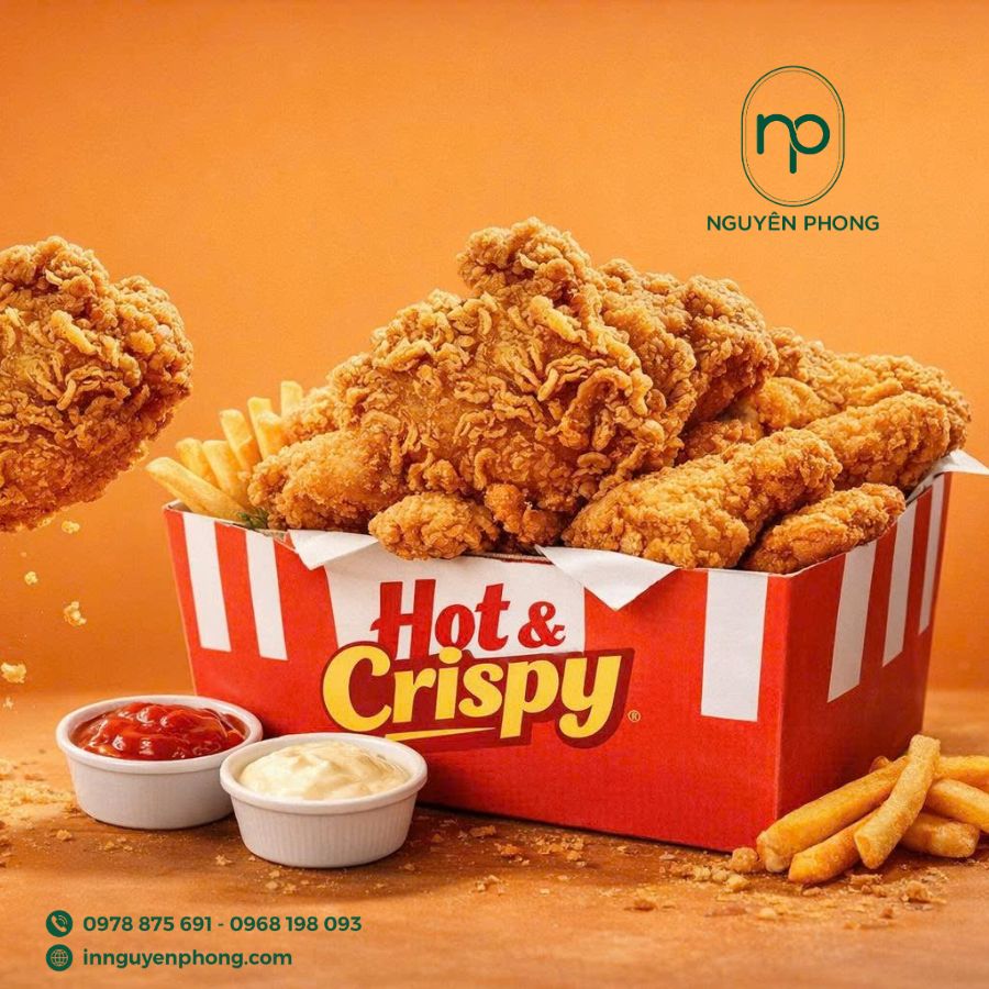 Mẫu hộp đựng gà rán 