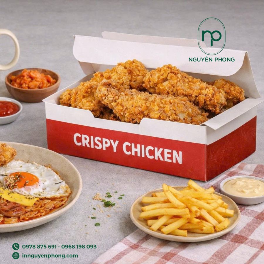 Mẫu hộp đựng gà rán 