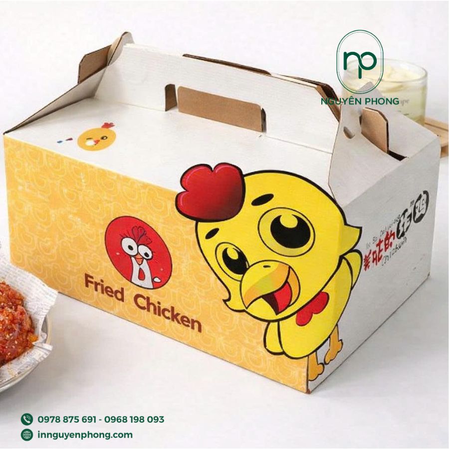 Mẫu hộp đựng gà rán 