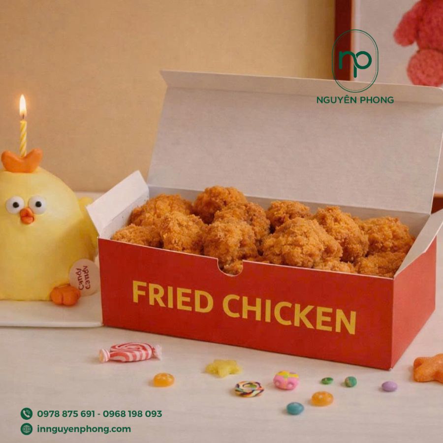 Mẫu hộp đựng gà rán 