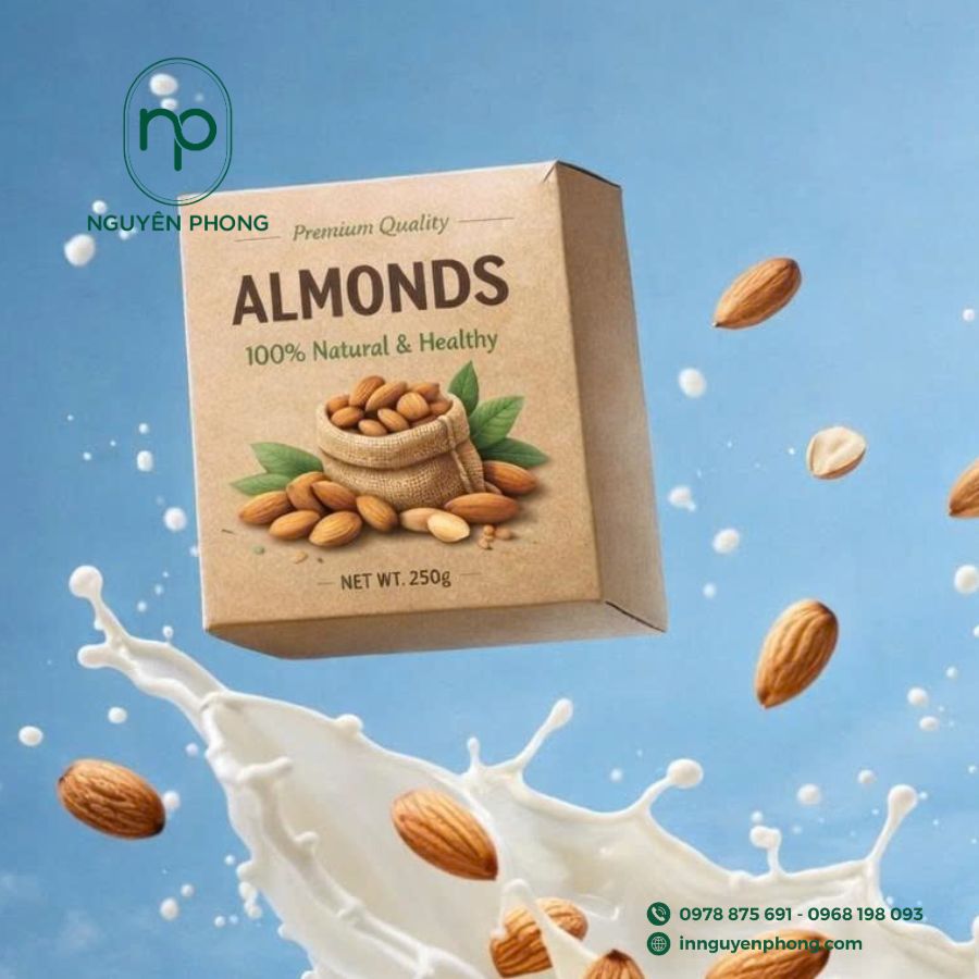 Thiết hộp cứng cao cấp đựng hạnh nhân