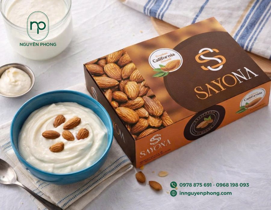 Thiết hộp cứng cao cấp đựng hạnh nhân