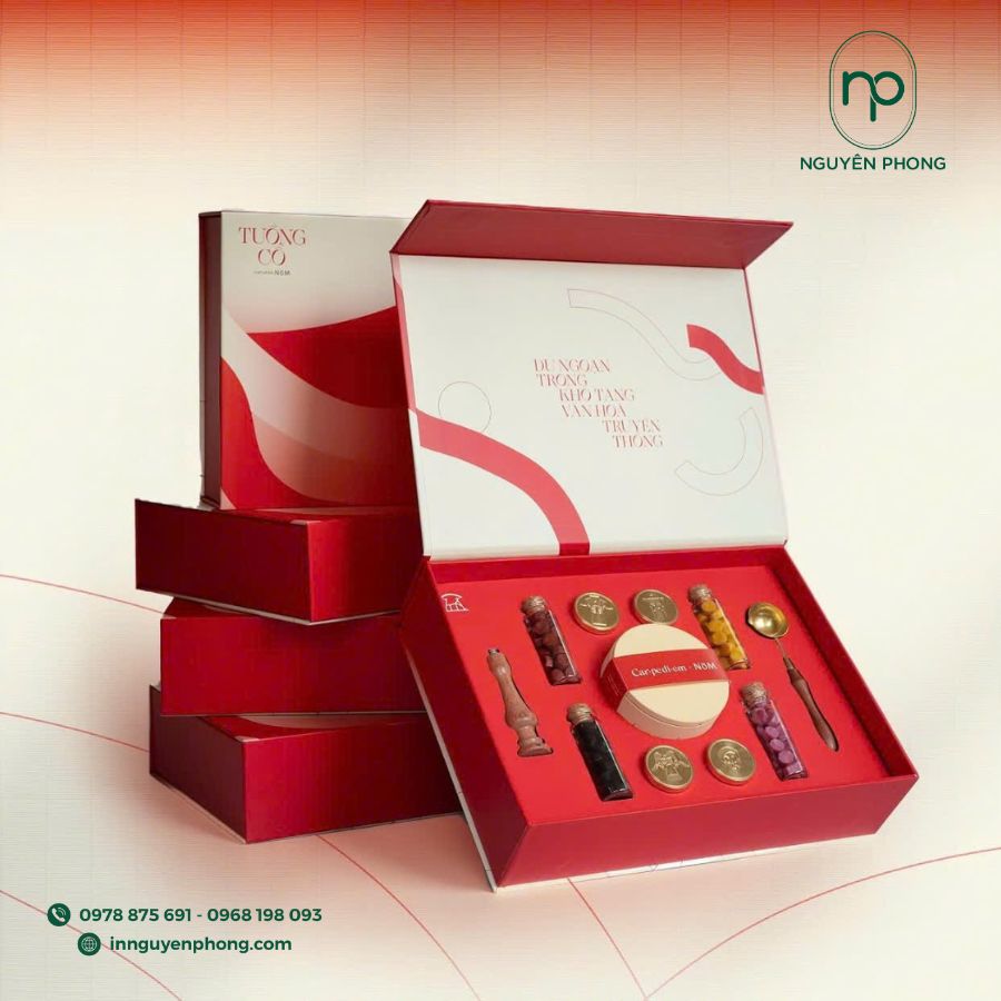 
Hộp cứng đựng mỹ phẩm đẹp gây ấn tượng