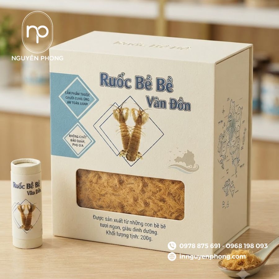 In hộp đựng ruốc bề bề