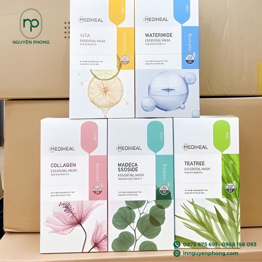 In hộp giấy đựng mặt nạ đẹp