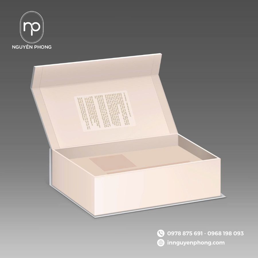 In hộp đựng socola