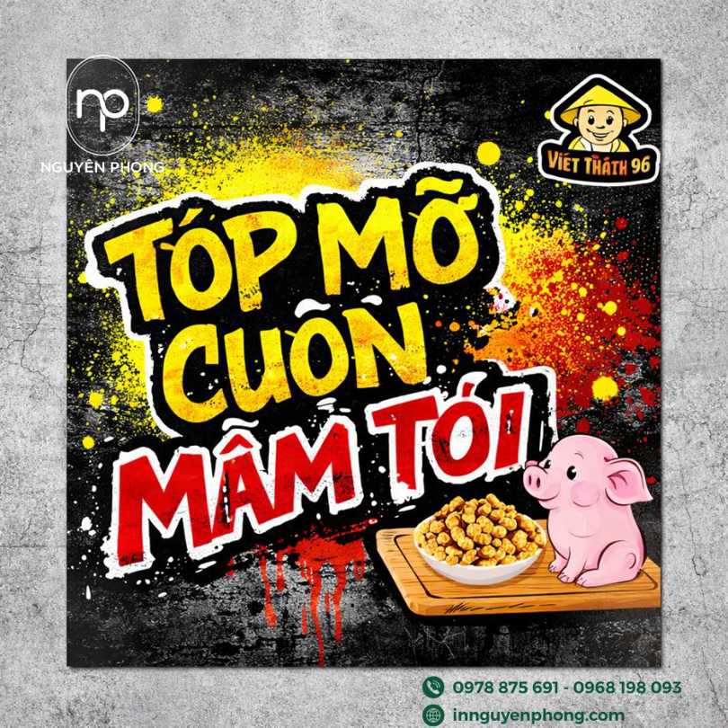 
In Tem Ăn Vặt Giá Rẻ, Chất Lượng Tại TP HCM